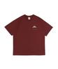 Wogseuaenko Small Mountain Logo Short Sleeve T-Shirt (Wine)