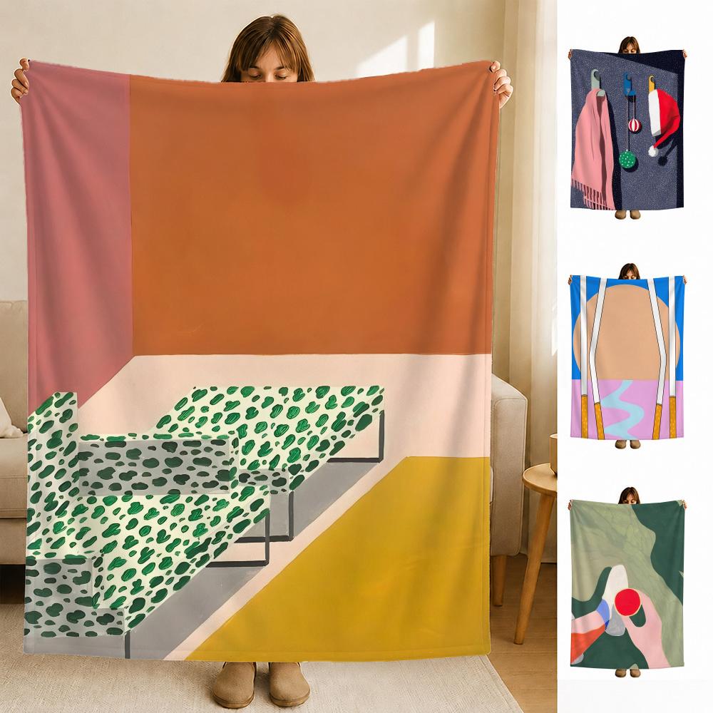 artist AAna PPopescu Throw Soft Flannel Blanket for Bed Bedroom Sofa Picnic Throw Skinfriendly Breathable Gift Cover