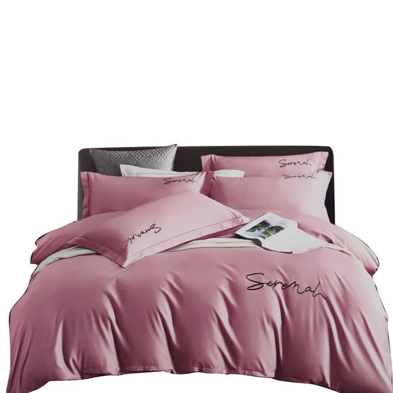 Faunen Luxury Cotton Embroidered 4-Piece Bedding Set