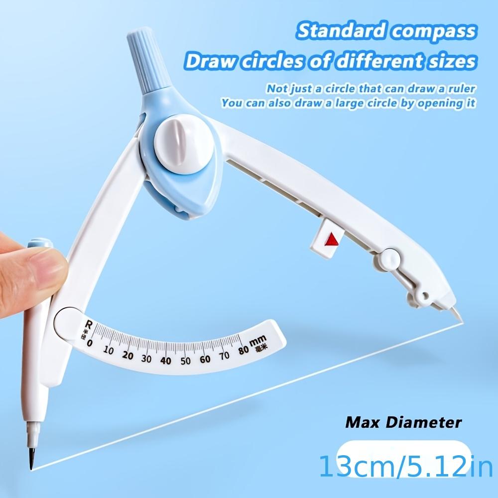 Mathematical Geometry Compass Set With Refills Mechanical Drawing Tools Student Drafting Stationery