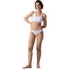 Calvin Klein Bralette Jacquard Lettre Confortable Simple Sous-vêtement Femme Blanc QF3785AD-100