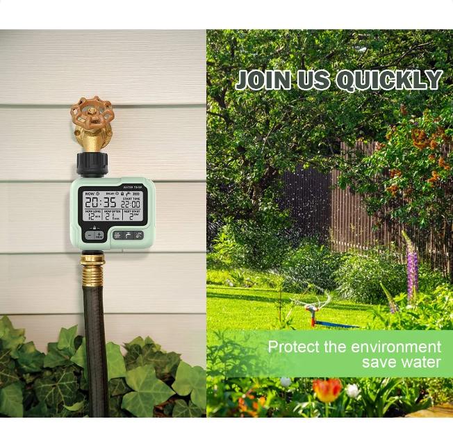 2024 Xiaomi mijiaHCT-322 Automatic Water Timer Garden Digital Irrigation Machine Intelligent Sprinkler Used Outdoor To Save Water&Time