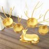 Iron Deer Candle Holder Christmas Decors Metal Wedding Candlesticks for Desk