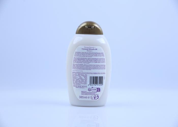 OGX Noix de coco Miracle Shampoing 385 ml à l'huile à la résistance contre les dommages Remède