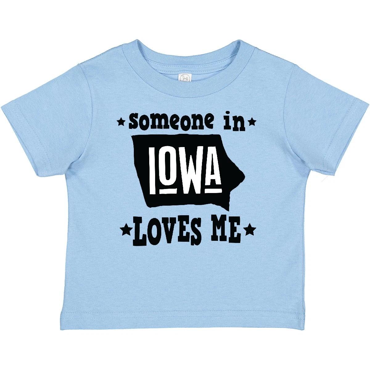 

Inktastic Someone In Iowa Loves Me Souvenir Baby T-Shirt Outfit Clothes Infant 130