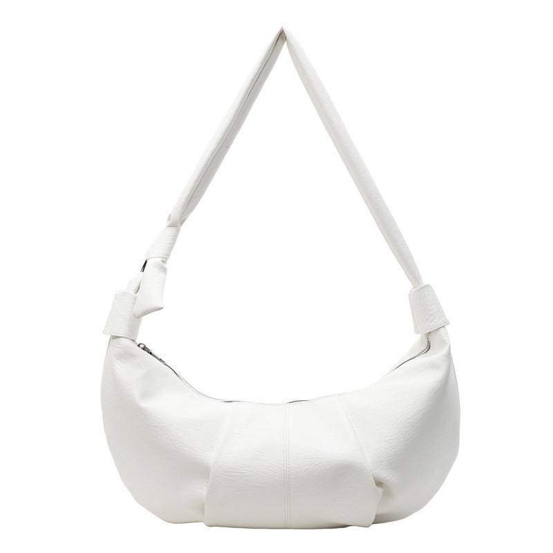 Pu Dumpling Bag For Women With Wrinkled Design For Daily Fashion