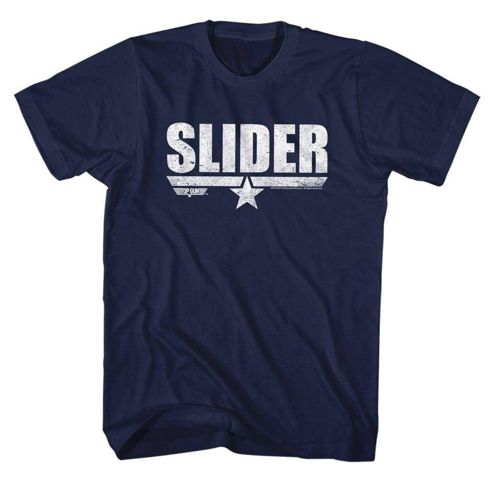 Top Gun Slider Navy Adult T-Shirt XL