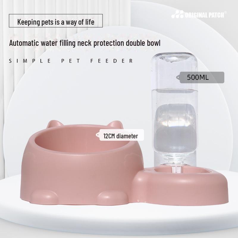 

Зоотовары: Автоматические миски для кормления кошек и собак из нержавеющей стали с посудой