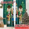 2pcs, 2D FLAT PRINTING Curtains (Without Rod) Nutcracker Trio Holiday Printed Curtains Versatile Durable Polyester Curtains