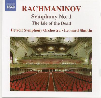 CD S. RACHMANINOV, SLATKIN; DETROIT SY - Rachmaninov: Symphony No. 1 Isle of 8573234 Naxos 2013 US Classical Used