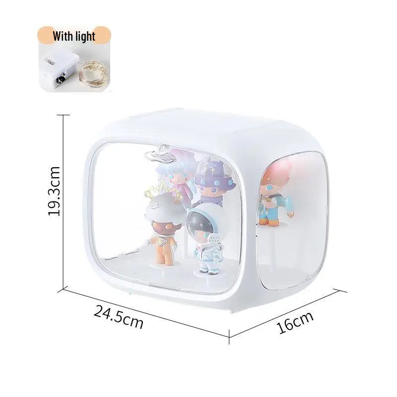 Espositore a cremagliera in acrilico per capsule: Armadietto per Riporre Figure Blind Box