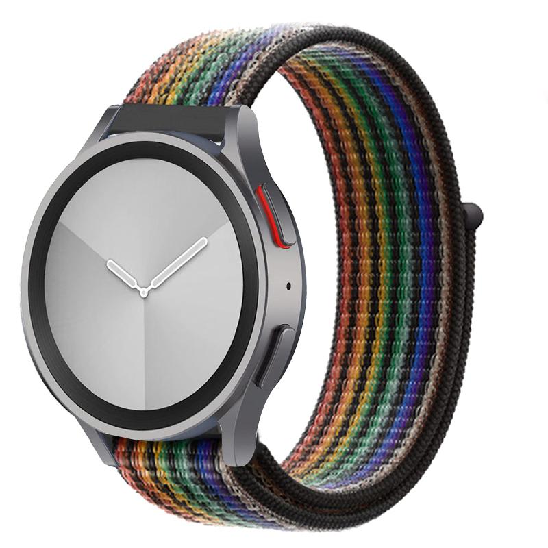 Nylon Loop Band For Samsung Galaxy Watch 6/5/pro/4/Classic/active 2 40-44mm Belt 20mm/22mm Bracelet Huawei GT 4-2-2e-3 Pro Strap