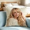 Sabrina-A Carpenter Singer-R Square Double-Sided printed Pillow Case Bedroom Bedside Pillow Sofa Cushion Cover Gift