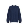 UNIQLO Solid Color Simple Cardigan Casual Long Sleeve V-Neck Knitwear Unisex tops Blue 460941-66