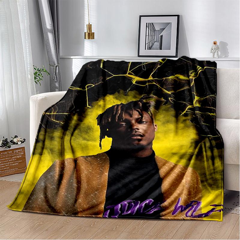 3D Print Juice WRLD 999 Legend Rapper Album Blanket,Soft Throw Blanket for Home Bedroom Bed Sofa Travel Picnic Cover Kid Gift