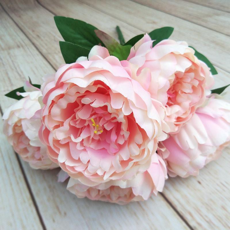 Luxury Faux Peony Flower Arrangement With Diy Home Decor And Event Use