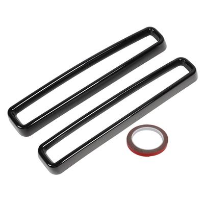 Front Grill Grille Inserts Guards Cover Trim Replacement for Dodge Challenger 2015 To 2020 Glossy