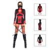 Cosplay Women Ninja Jumpsuit Warrior Halloween Costume Lady Fancy Outfits Dress