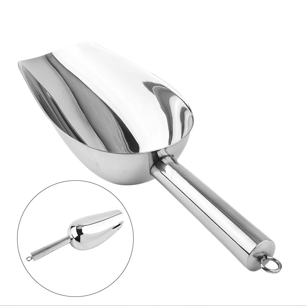 Ice Shovel Stainless Steel Scoops 12cm 27cm Buffet Spoon