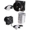 1set USB Adjustable Speed Fan Smoke Absorber Fume Extractor Pipe Duct Exhuast Fan With 1M Pipe Tub Ventilation Fan