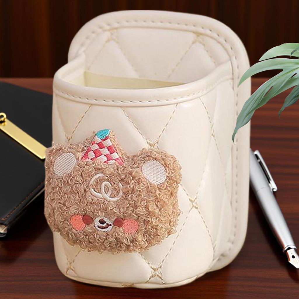 Leather Car Cup Holder Car Door Storage Box Clip on Interior Accessories Multi-Functional Automotive Interior Seat Cup Holder