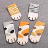 Breathable Cat Claw Short Ankle Socks Cute Cartoon Low Cut Women Boat Socks