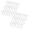 30Pcs Stainless Steel Fishing Hook Long Shank Fishing J Hooks Kit for Freshwater Saltwater