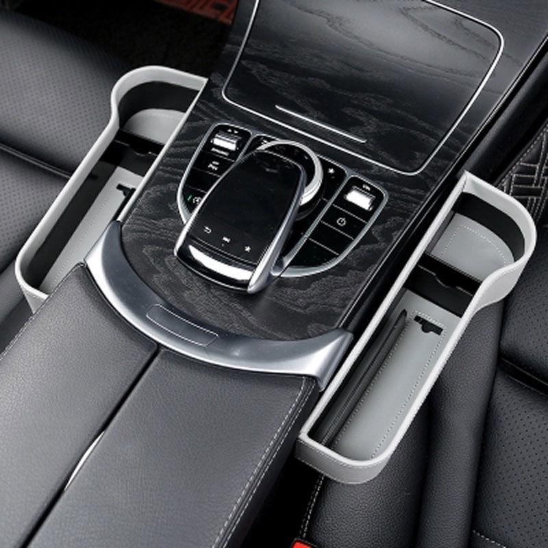 Autositz-Lückenfüller & Getränkehalter-Organizer - Multifunktionale Auto-Aufbewahrungsbox