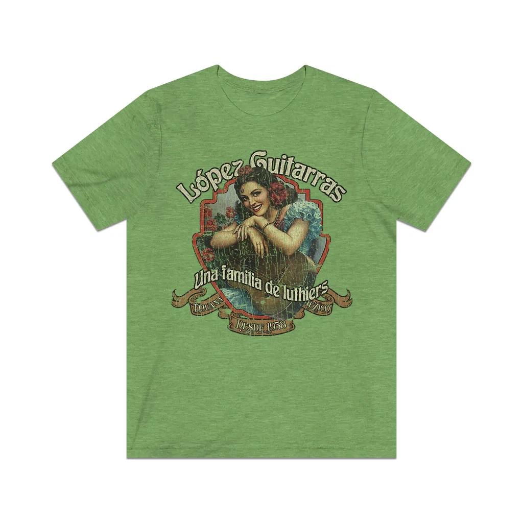 López Guitarras 1938 Vintage Men s T shirt L