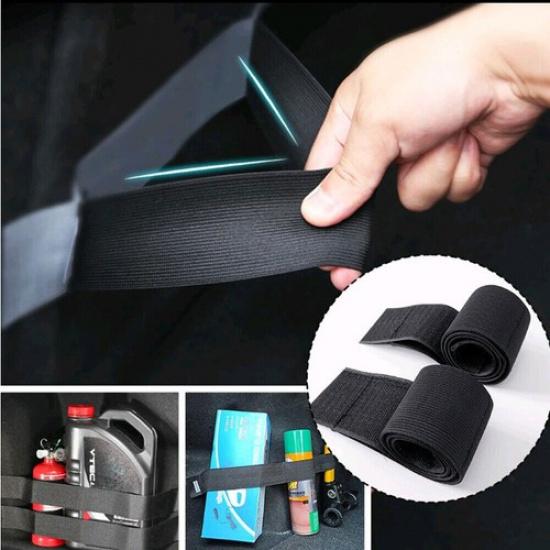 2x Nylon 60cm Car Trunk Organizer Fixing Belt Storage Bag Tapes Car Accessories