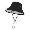 Japanese style polka dot large eave fisherman hat, spring and summer outdoor travel sun hat, women's casual sun hat