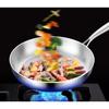 The stainless steel frying pan is non-stick, durable, lightweight, dishwasher safe, and non-toxic. (26cm)