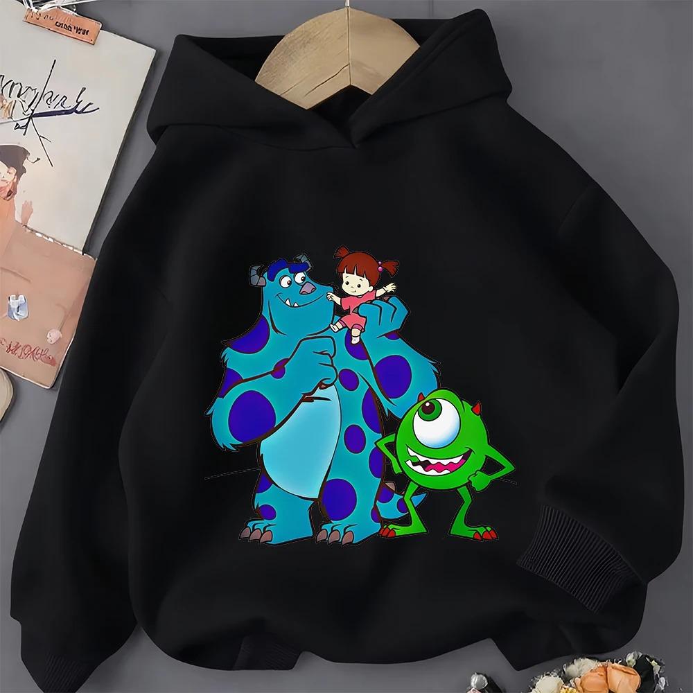 Winter Hot Cartoon Monsters Inc Hoodie Casual Streetwear Hooded Tops For Kids 3 14