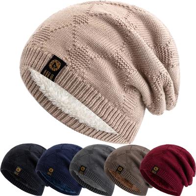 Nieuwe Stijl Mode Unisex Wintermuts Warme Wollen Muts Stijlvolle Zachte Beanie Muts Voor Mannen Vrouwen Buiten Verdikken Ski Sporten Gebreide Muts