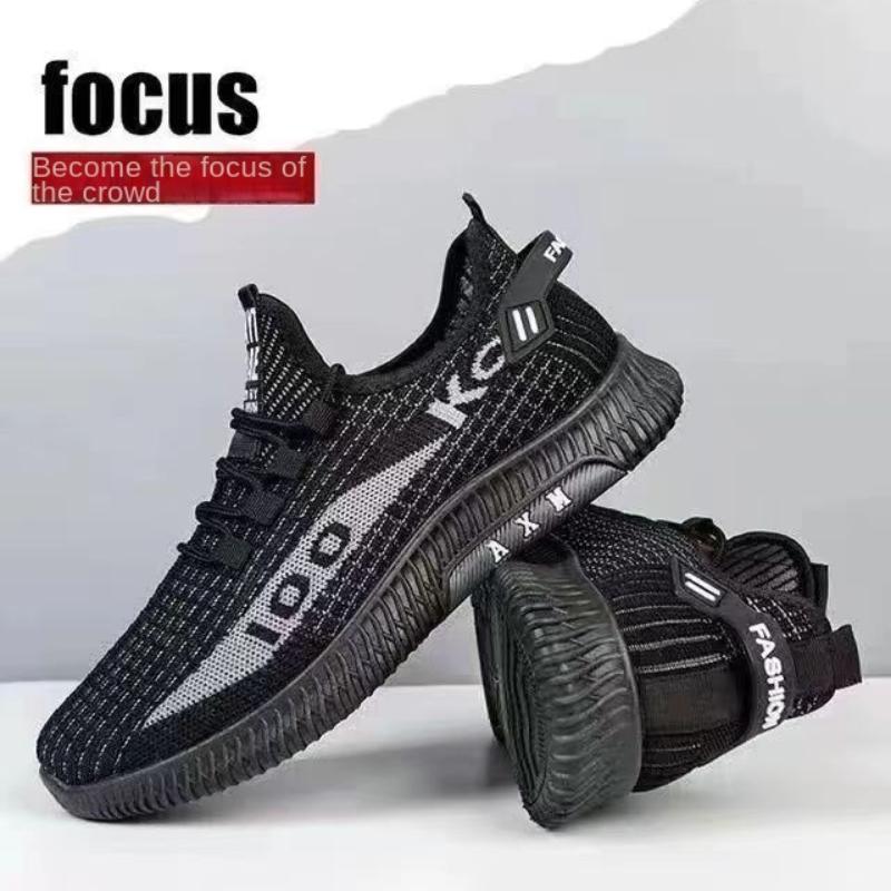 Vår Lett Deodorant Herresko Pustende Mesh Sneakers Komfortable Trendy Allsidige Sko Herre