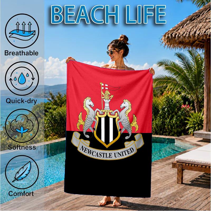 United Crest Printed Microfiber Beach Towel, Soft And Absorbent, Quick-Dry, Ideal for Summer Travel, Beach Essential, Swimming Pool