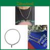 Mens Geometric Stainless Steel Cuban Chain Necklace For Streetwear Style