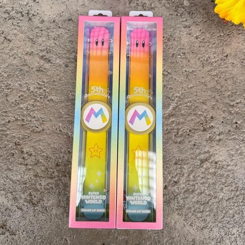 Set 2 USJ Power Up Band 5th Anniversary Nintendo World Invincible Mario FS