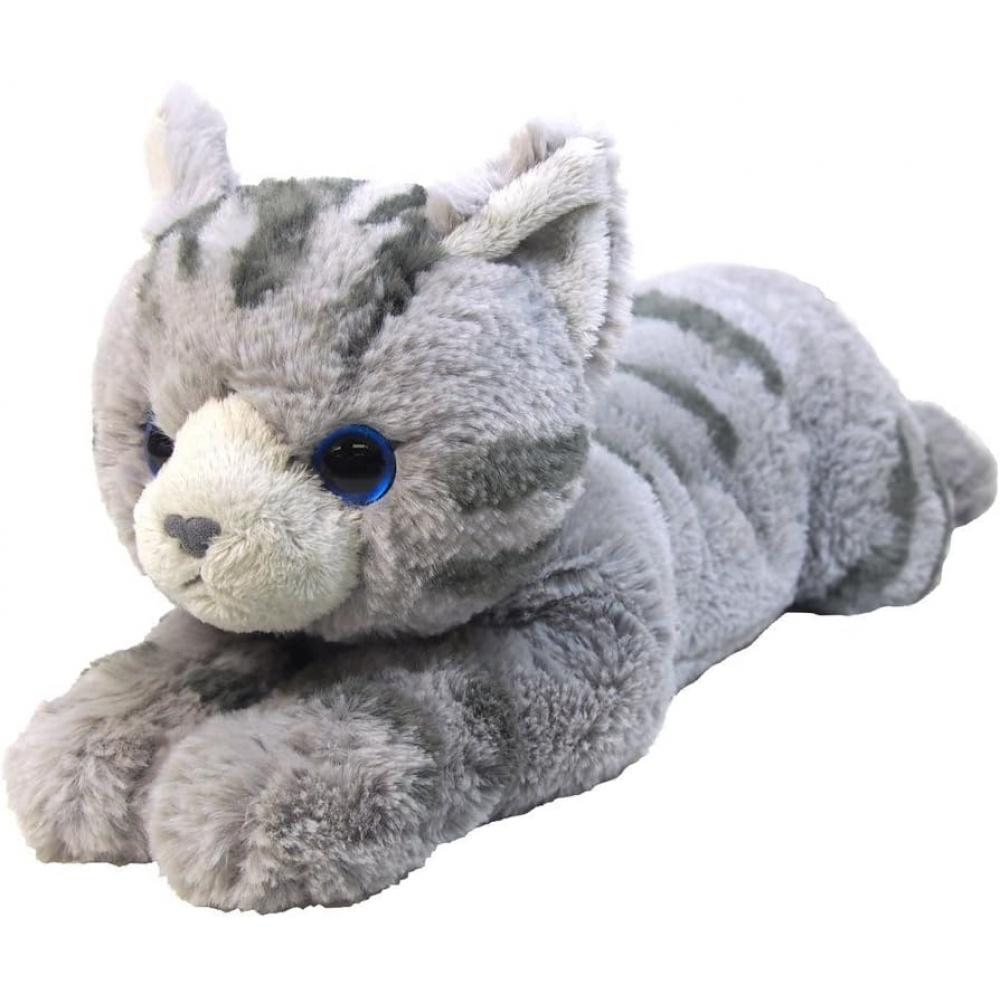 Sun LeMon  Sun LeMon  Knee Cat Plush Toy MediuM Size Gray Cat Gray M