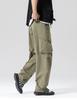 Workwear Multi Bag Outdoor Mountain Style Paratrooper Pants, Micro Elastic Straight Leg Men's Casual Pants