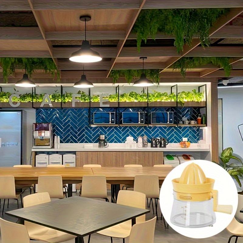 1 Manual Citrus Juicer with Built in Measuring Feature , Ergonomic Handheld Juicer for Oranges, Lemons, and Grapefruits, Durable ABS Material