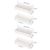 Magnetic Storage Basket Refrigerator Side Organizer Plastic Spice Rack for Kitchen Microwave Washing Machine No Drilling