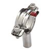 1PCS 19mm-108mm Stainless Steel Pipe Clamp Clip Support Bracket Without Base Plate Pole Length 45mm