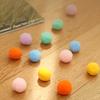 Katzen Spielzeug Farbe Bunt Macaron Farbe Weich Baumwolle Samt Plüsch Ball Sicher Beißen Kratzen Leise Leicht zu Reinigen Katzen Ball Spielzeug