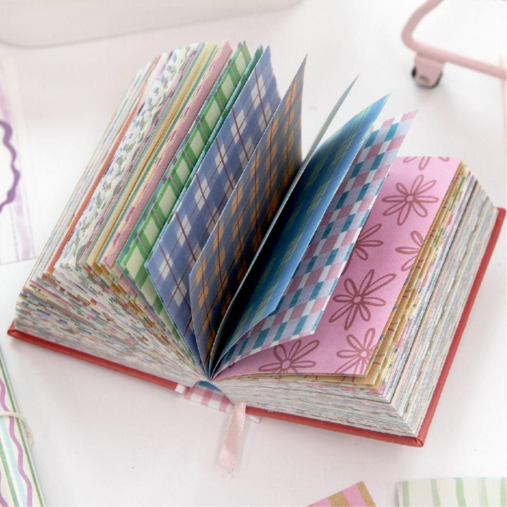 Basic Grid Pattern Memo Pads Moonlight Wish Book Series DIY Journal Decor School Office
