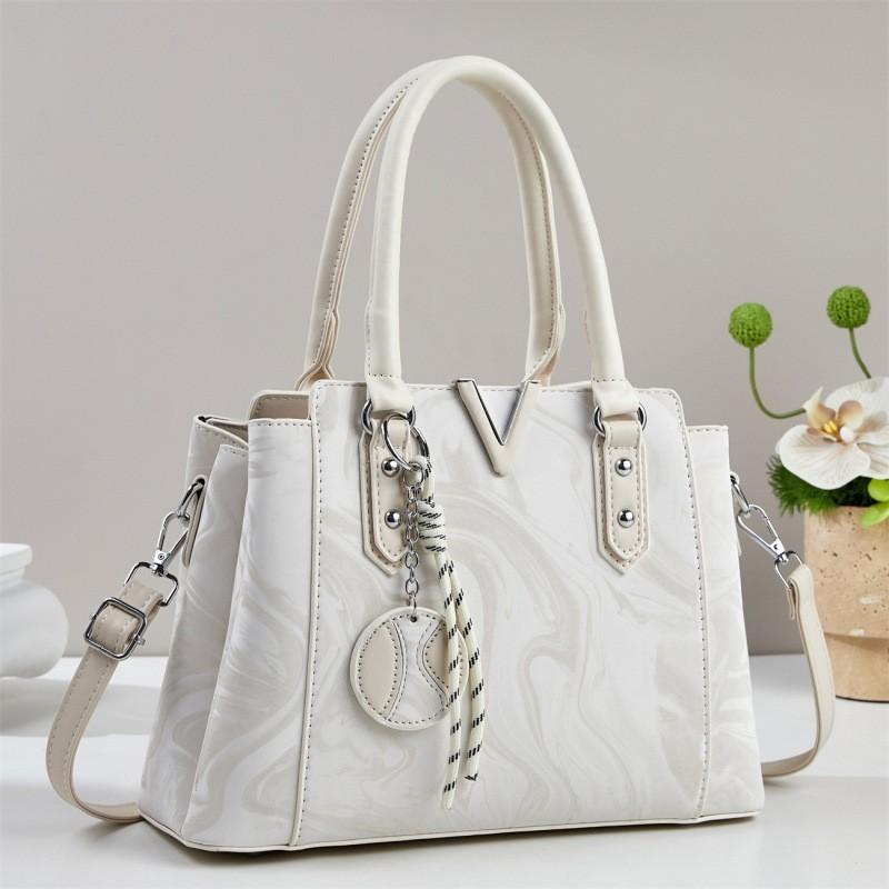 Urban Minimalist Pu Leather Tote Bag For Daily Use With Multiple Pockets For Women