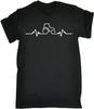 Tractor Heart Beat Pulse Cotton Men T Shirt Farm Farmer Farming Joke Funny Gift Birthday
