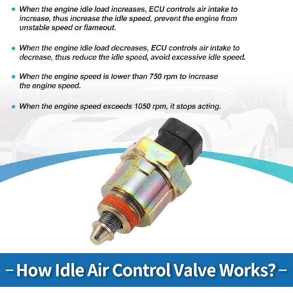 Leerlaufregelventil für Chevrolet Corvette 1982-1984, für Chevrolet Camaro 1982-1983 Ersetzt Nr.17078832 IACV Leerlaufmotor Leerlaufregelventil