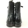 CESARE PACIOTTI Italy Made Vintage Zip Middle Boots Size 10 27.5-28.0-28.5 Black(USED)