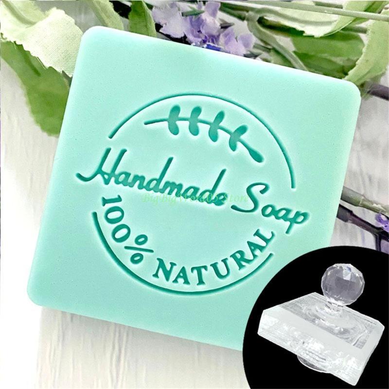 24TE Handgemaakte Zeep Woorden Stempel Natuurlijke Zeep Maken Acryl Stempel Feestbedankje voor Creatieve Cadeaus voor Kinderen Tieners Jongen Meisje
